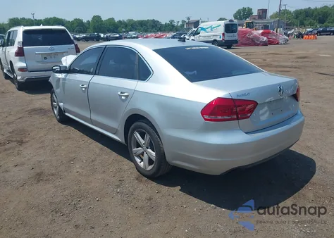 2013 Volkswagen Passat 2.5L Se from USA, damaged, VIN 1VWBP7A34DC116289